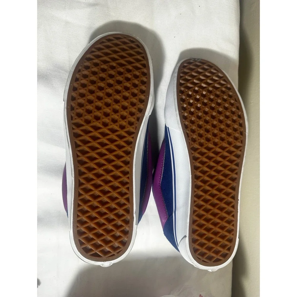 Vans Knu Skool Blue Purple Magenta Sneaker Women 8/Men 6.5 Y2K Skate Chunky NWOT